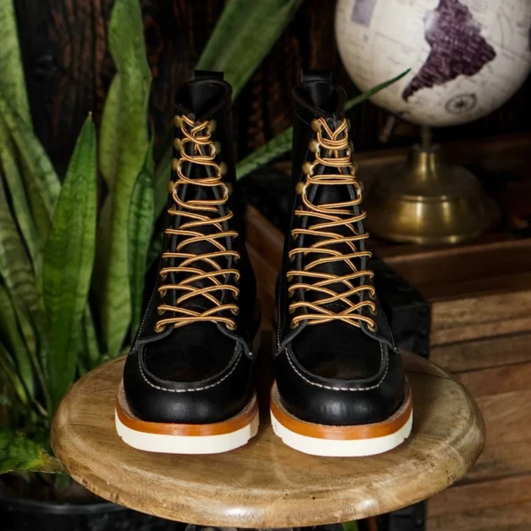 The Moc-Toe Leather Boot