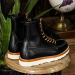 The Moc-Toe Leather Boot